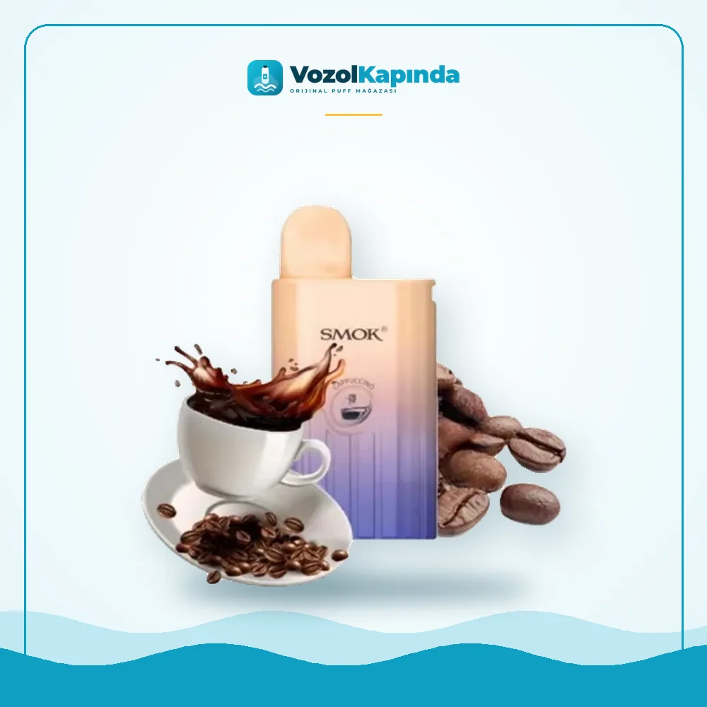 Smok ETO Bar Cappuccino Puff 8000 çekim, Vozol Kapında orijinal puff bar