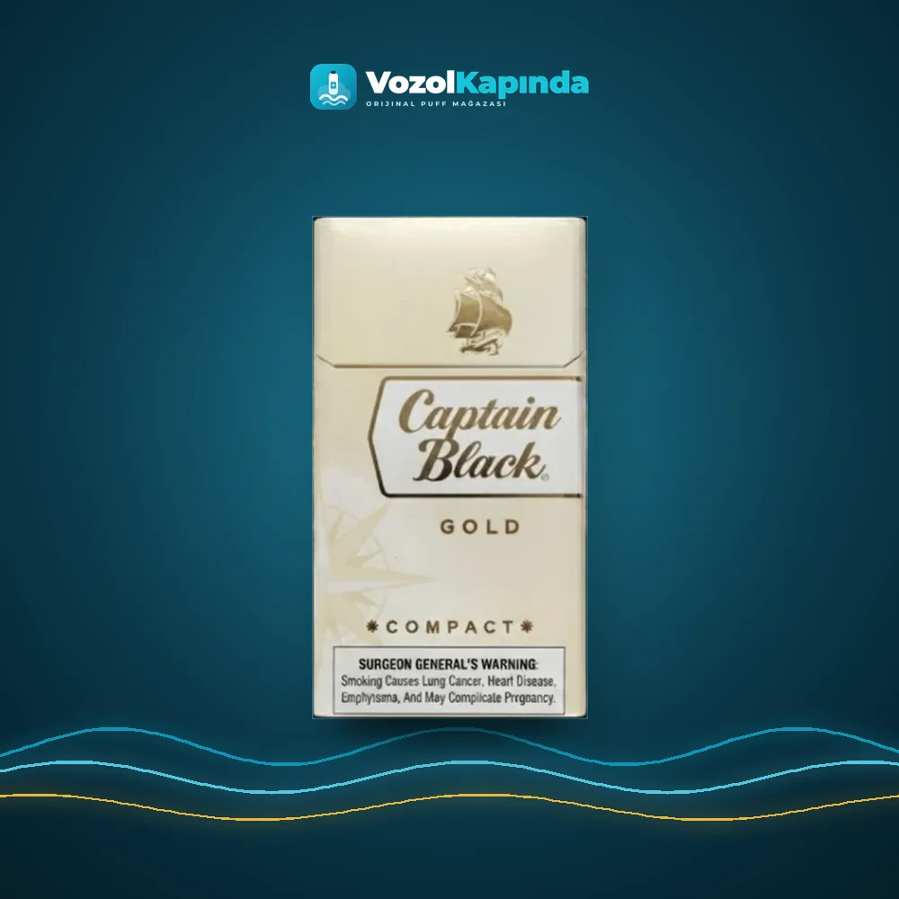 Captain Black Gold Compact Sigara Satın Al Captain Black Gold Compact Sigara, Vozol Kapında orijinal sigara