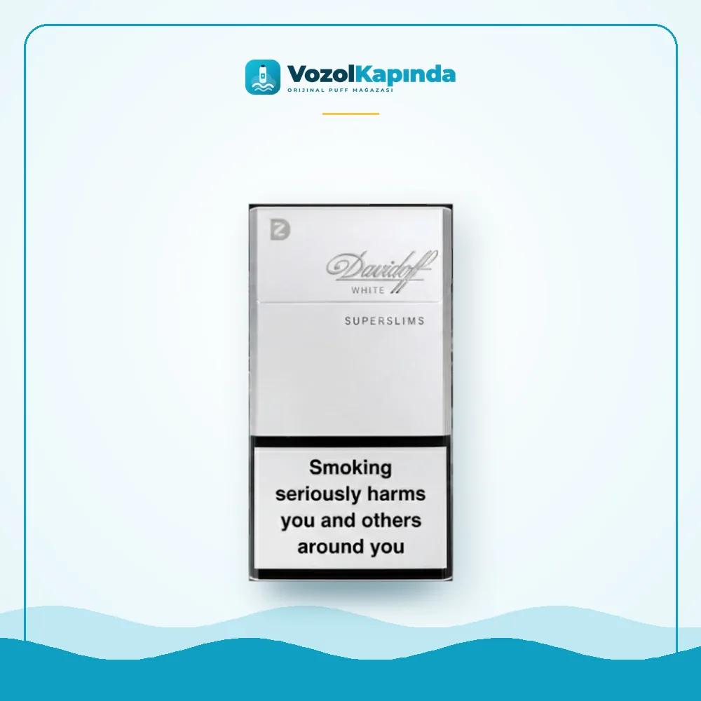 Davidoff White Superslims İthal Sigara, Vozol Kapında orijinal sigara