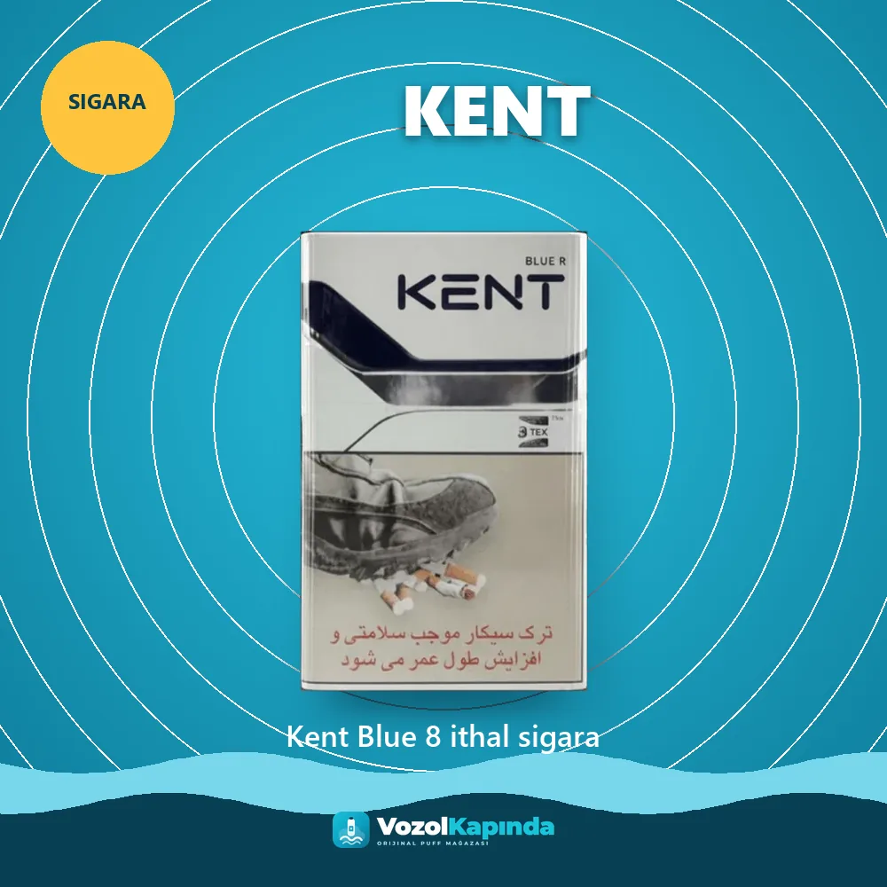 Kent Blue 8 ithal sigara özellikleri: orijinal ürün, kapıda ödeme, gizli paket