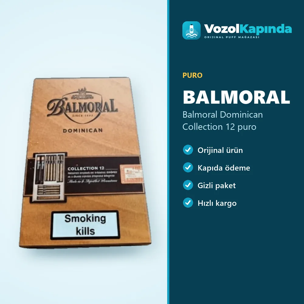 Balmoral Dominican Collection 12 puro Sipariş Bilgileri Balmoral Dominican Collection 12 puro sipariş avantajları: kapıda ödeme ve gizli paket