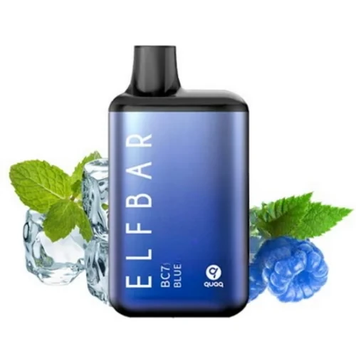 Elf Bar Bc7000 Ultra Blue Razz Ice Puff