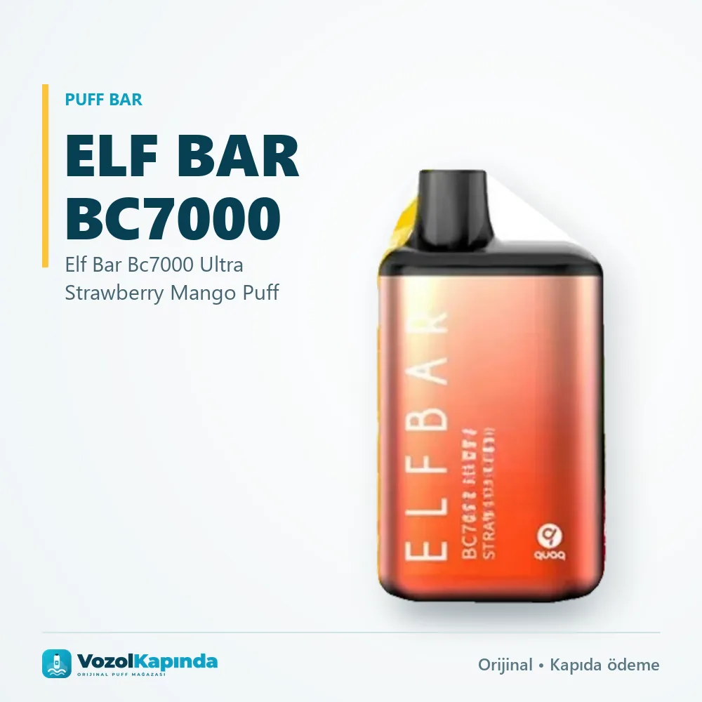 Elf Bar Bc7000 Ultra Strawberry Mango Puff Sipariş Bilgileri Elf Bar Bc7000 Ultra Strawberry Mango Puff özellikleri: orijinal ürün, kapıda ödeme, gizli paket