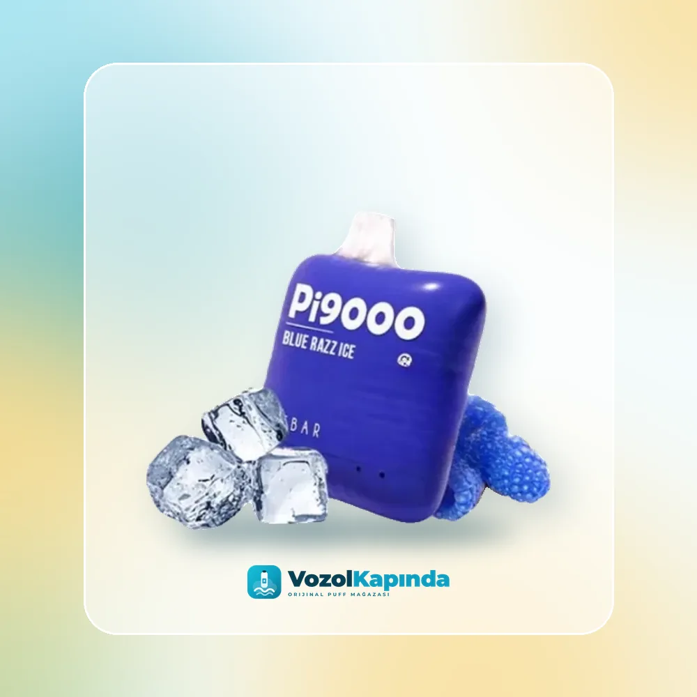 Elf Bar Pi9000 Blue Razz Ice Puff, Vozol Kapında orijinal puff bar