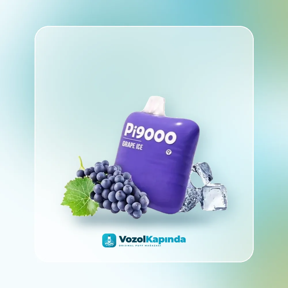 Elf Bar Pi9000 Grape Ice Puff, Vozol Kapında orijinal puff bar