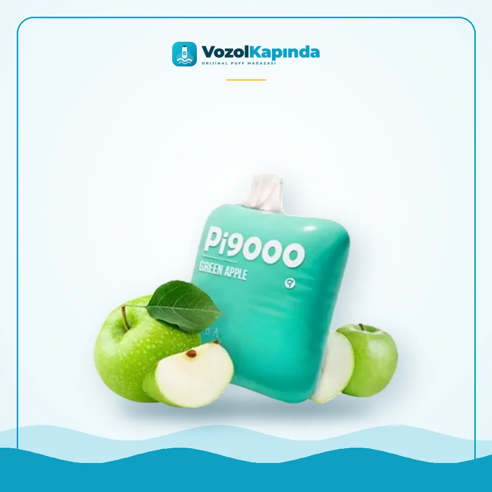 Elf Bar Pi9000 Green Apple Puff, Vozol Kapında orijinal puff bar
