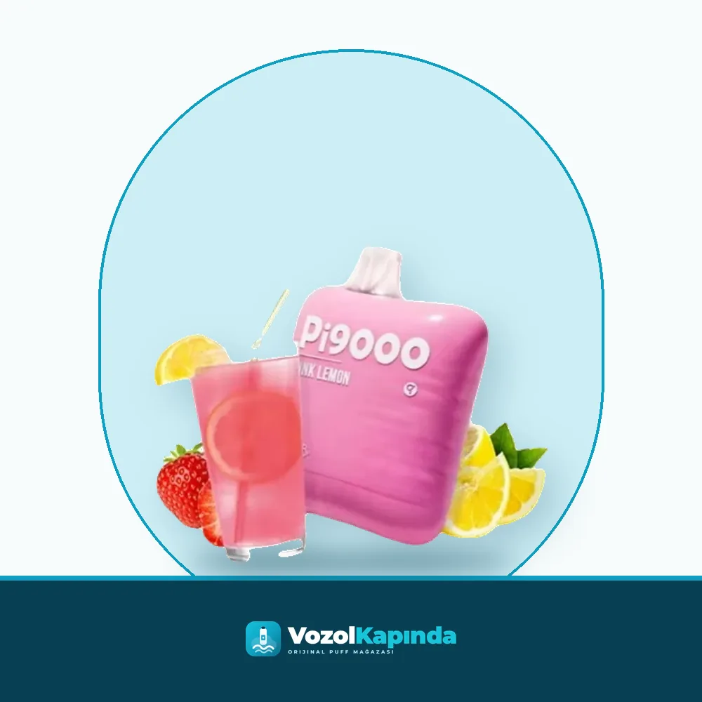Elf Bar Pi9000 Pink Lemon Puff Orijinal Ambalaj Elf Bar Pi9000 Pink Lemon Puff ön yüz görseli, orijinal ambalaj