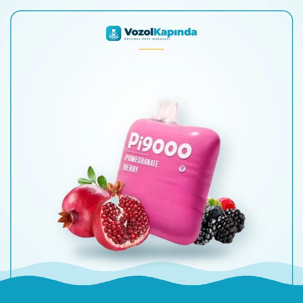 Elf Bar Pi9000 Pomegranate Berry Puff, Vozol Kapında orijinal puff bar