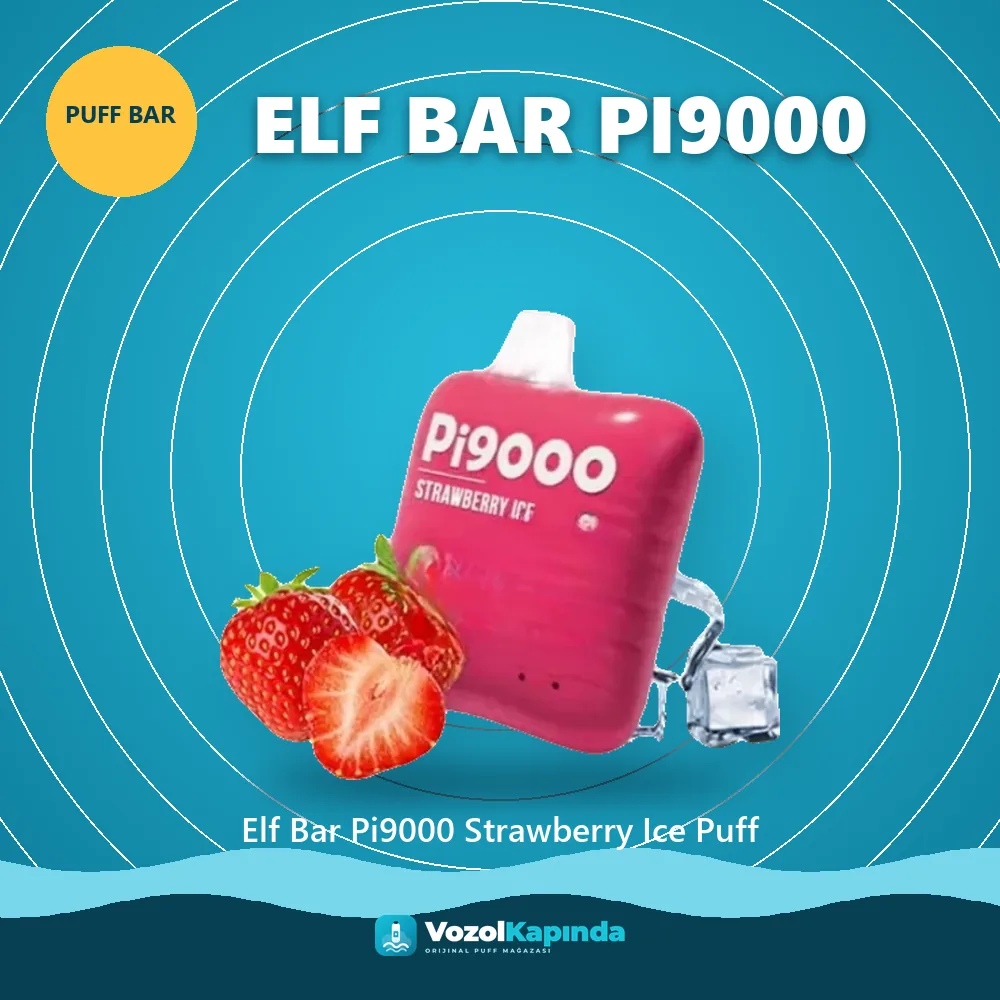 Elf Bar Pi9000 Strawberry Ice Puff Sipariş Bilgileri Elf Bar Pi9000 Strawberry Ice Puff sipariş avantajları: kapıda ödeme ve gizli paket