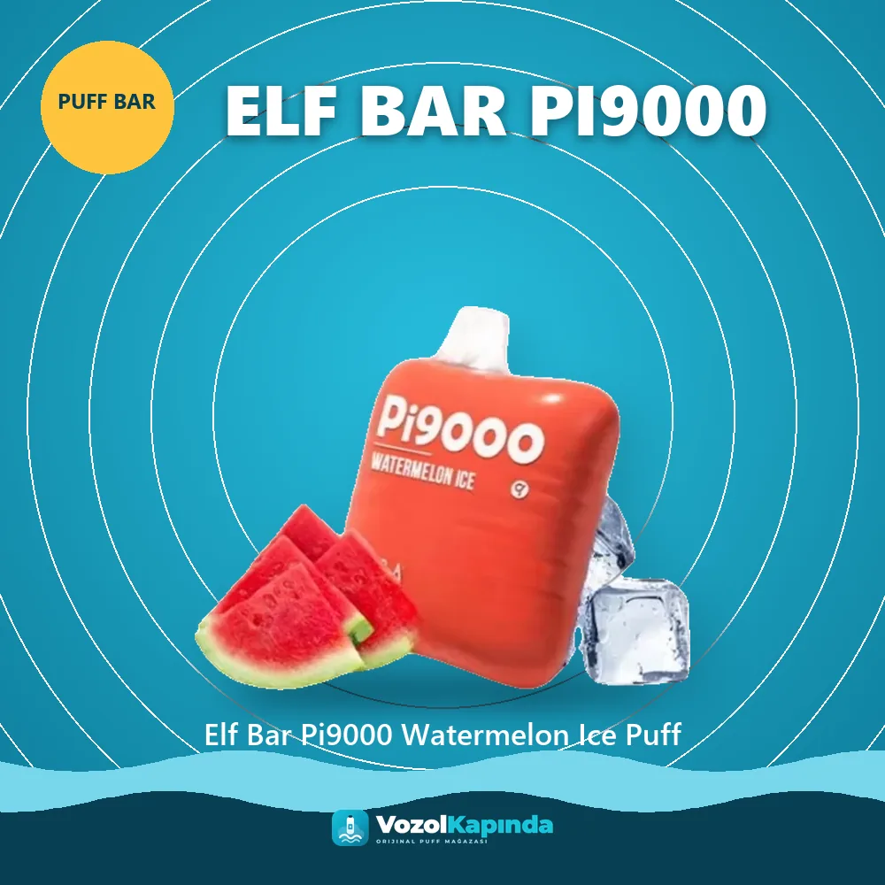Elf Bar Pi9000 Watermelon Ice Puff sipariş avantajları: kapıda ödeme ve gizli paket