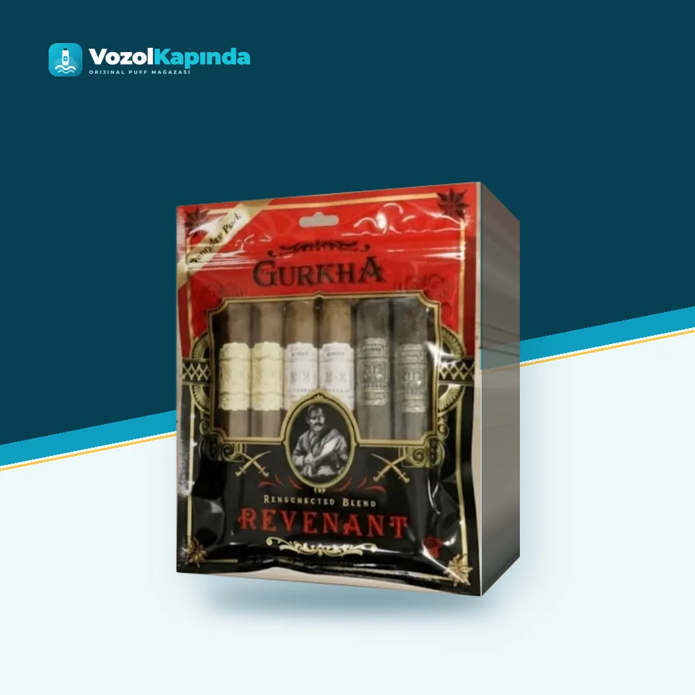 Gurkha Revenant Sampler Pack Puro 6’s Ürün Görseli Gurkha Revenant Sampler Pack Puro 6’s ön yüz görseli, orijinal ambalaj
