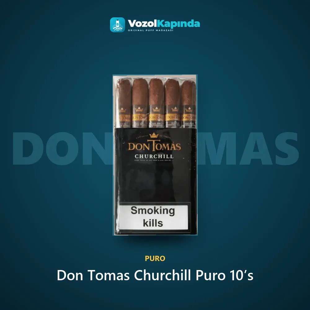 Don Tomas Churchill Puro 10’s Bilgi Kartı Don Tomas Churchill Puro 10’s bilgi kartı, orijinal puro