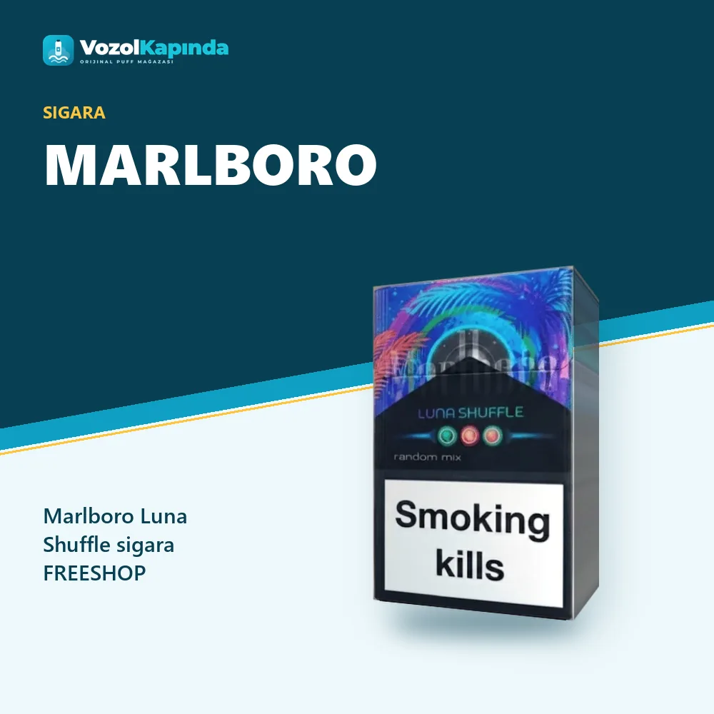 Marlboro Luna Shuffle sigara FREESHOP Özellikleri Marlboro Luna Shuffle sigara FREESHOP bilgi kartı, orijinal sigara