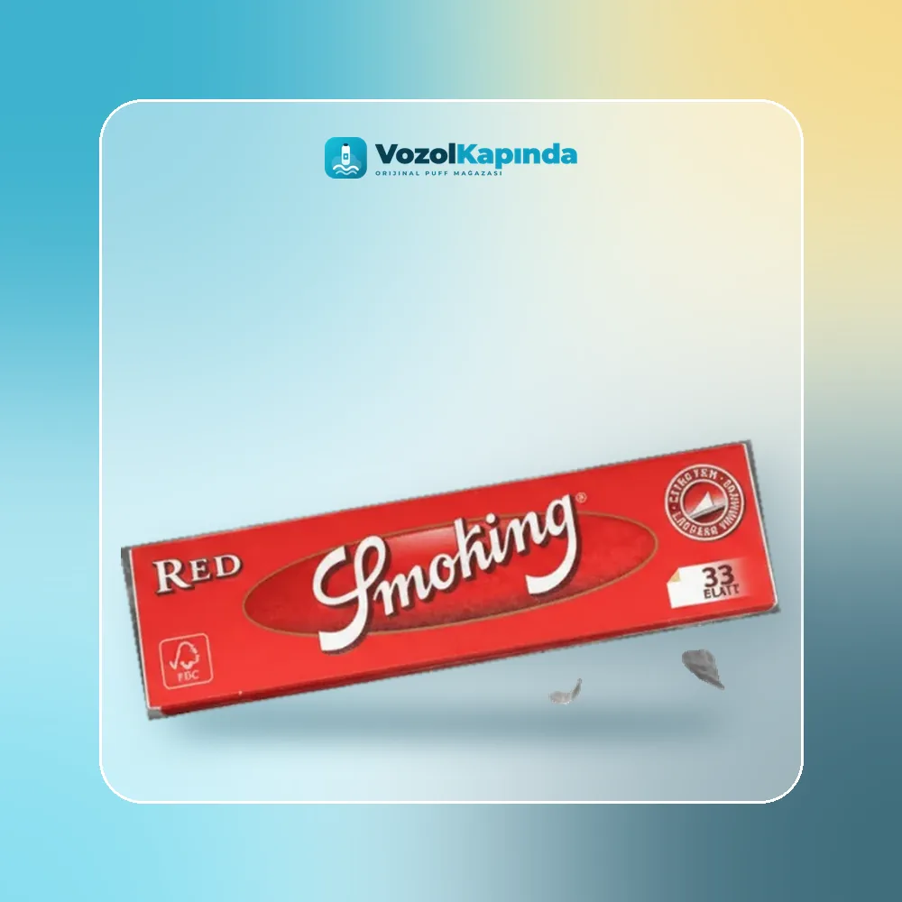 Smoking Red King Size sarma kağıdı Ürün Görseli Smoking Red King Size sarma kağıdı paket görünümü