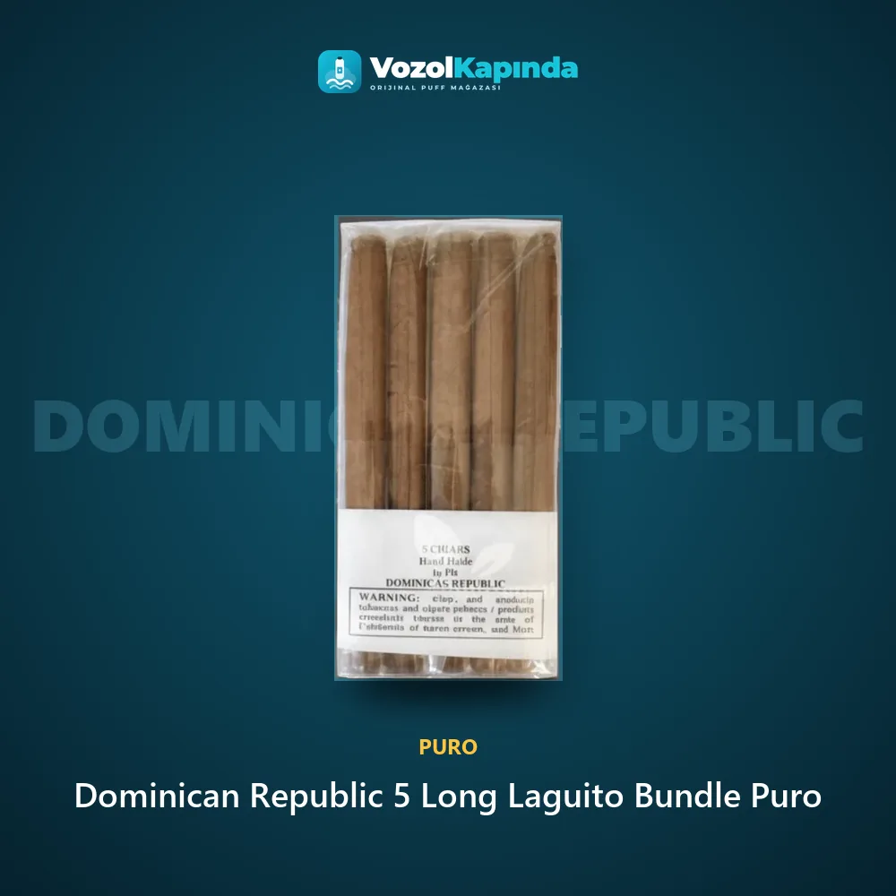 Dominican Republic 5 Long Laguito Bundle Puro özellikleri: orijinal ürün, kapıda ödeme, gizli paket