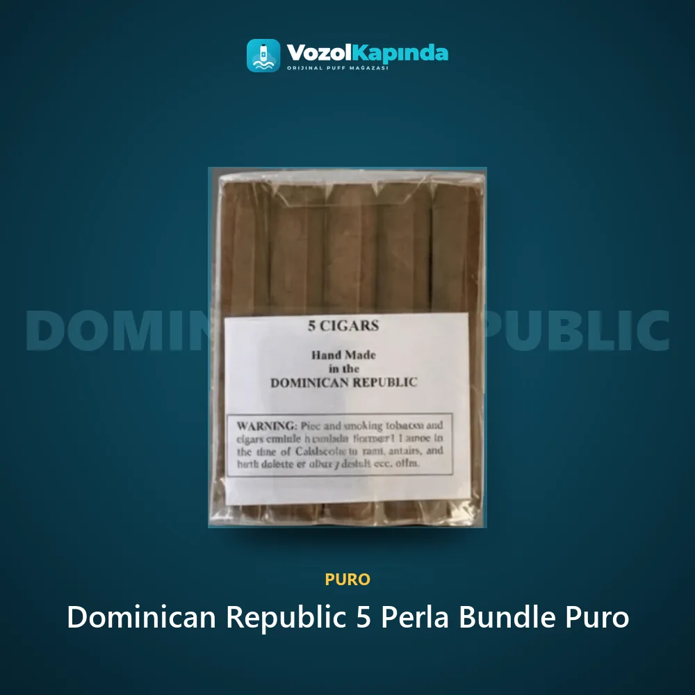 Dominican Republic 5 Perla Bundle Puro Bilgi Kartı Dominican Republic 5 Perla Bundle Puro özellikleri: orijinal ürün, kapıda ödeme, gizli paket