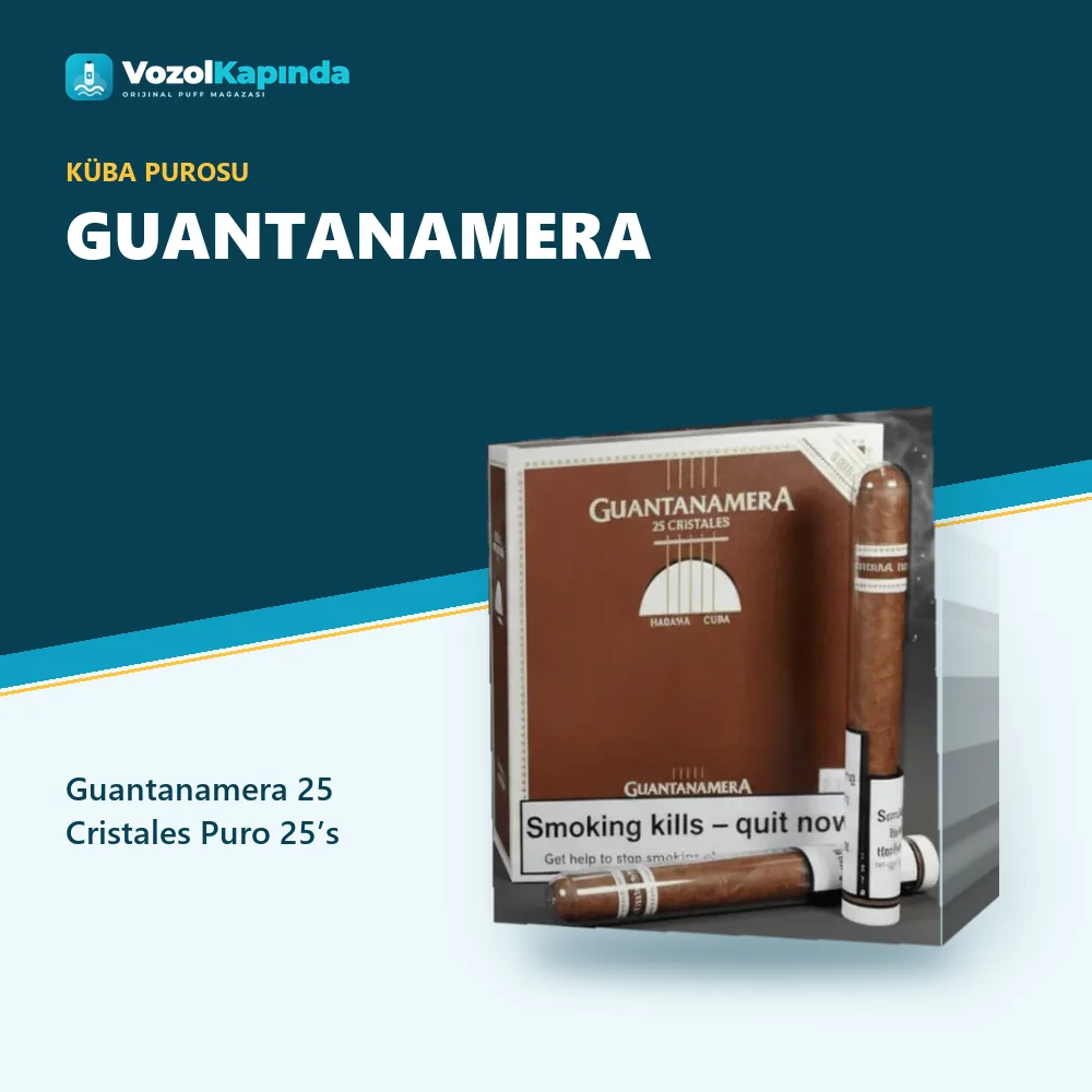 Guantanamera 25 Cristales Puro 25’s özellikleri: orijinal ürün, kapıda ödeme, gizli paket