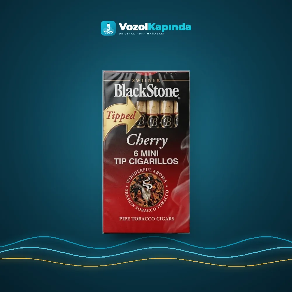 Blackstone Cherry 6 Mini Tip Sigarillo Ağızlıklı fiyatı ve siparişi, Vozol Kapında