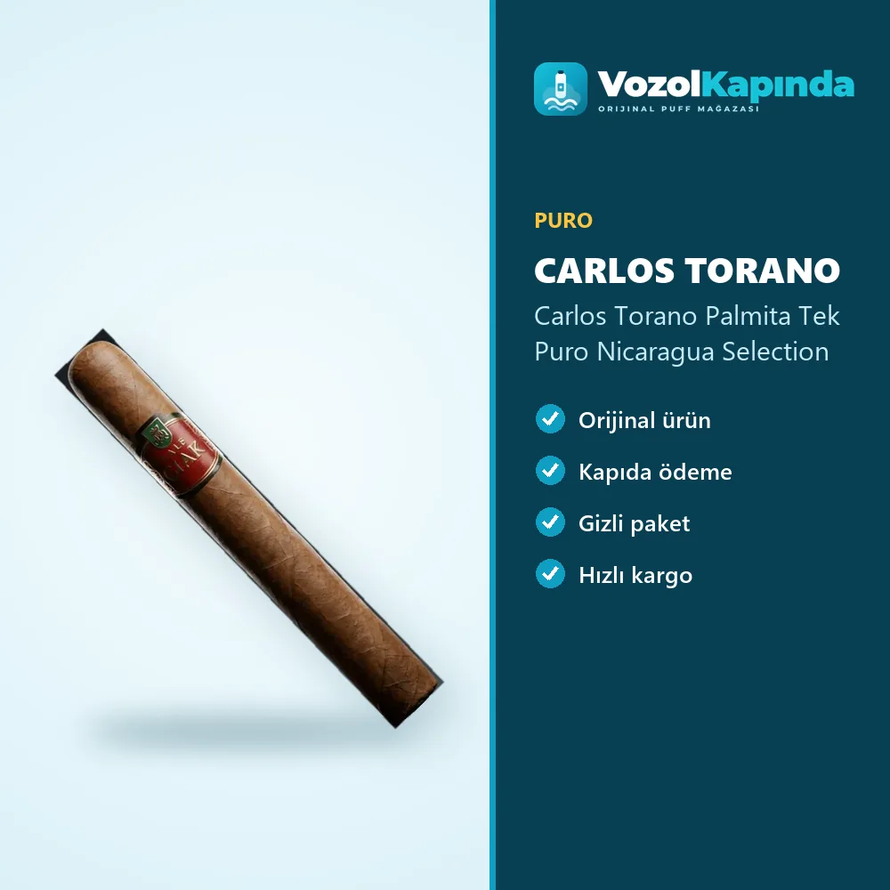 Carlos Torano Palmita Tek Puro Nicaragua Selection sipariş avantajları: kapıda ödeme ve gizli paket