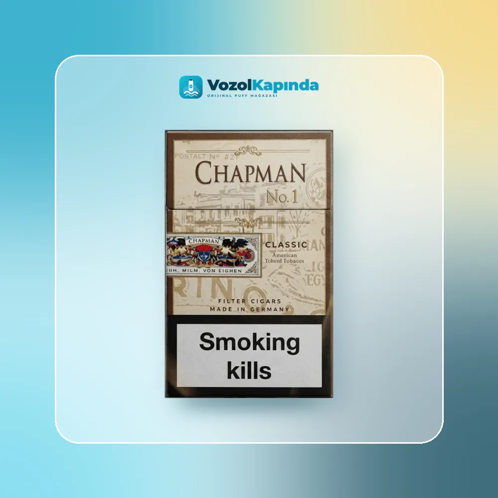 Chapman Classic sigara Doğal tütün aromalı Ürün Görseli Chapman Classic sigara Doğal tütün aromalı ürün görseli, orijinal sigara