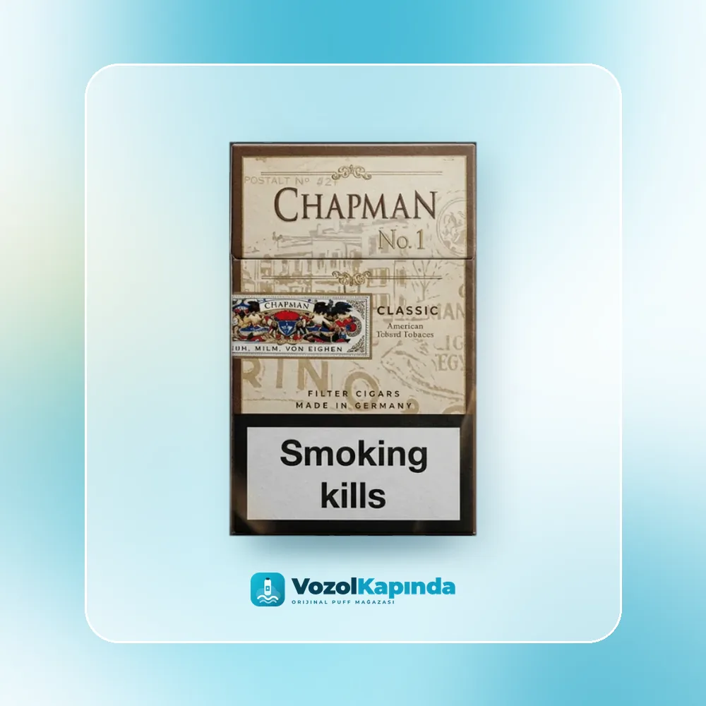 Chapman Classic sigara Doğal tütün aromalı Satın Al Chapman Classic sigara Doğal tütün aromalı, Vozol Kapında orijinal sigara