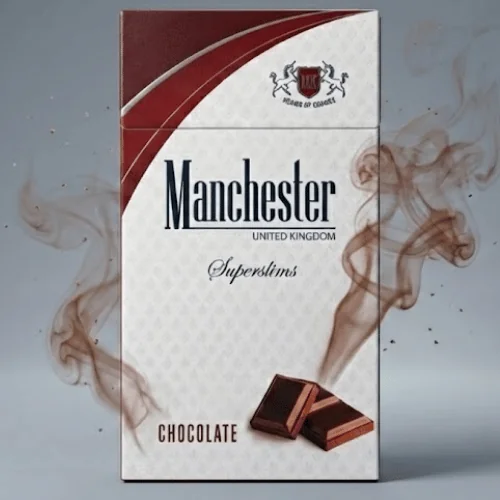 Manchester Superslims Chocolate sigara – Çikolata aromalı