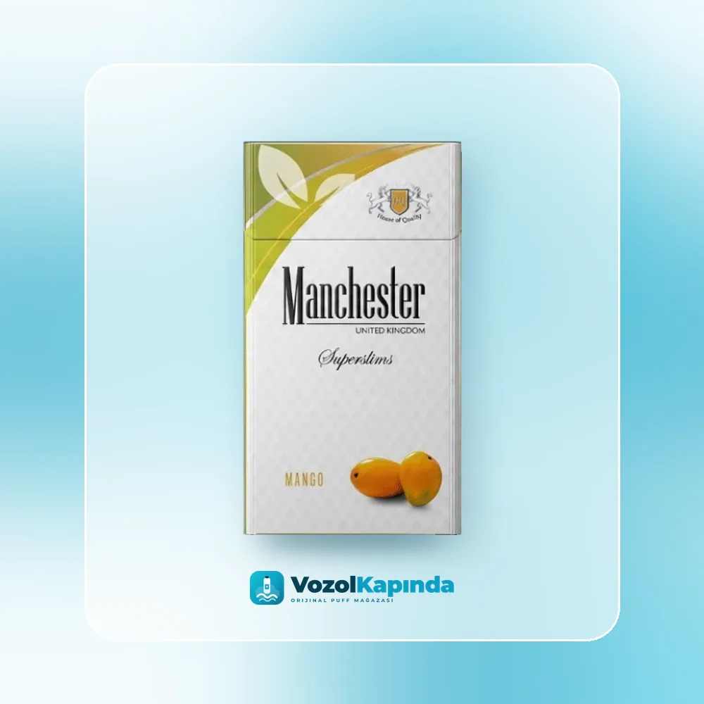 Manchester Superslims Mango sigara Mango aromalı, Vozol Kapında orijinal sigara