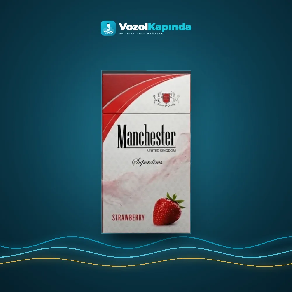 Manchester Superslims Strawberry sigara Çilek aromalı Sipariş Manchester Superslims Strawberry sigara Çilek aromalı, Vozol Kapında orijinal sigara