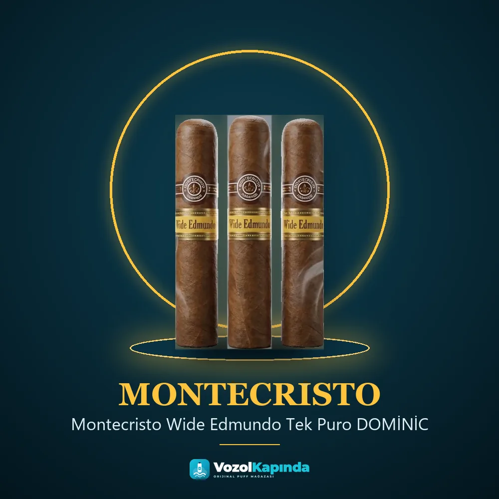 Montecristo Wide Edmundo Tek Puro DOMİNİC özellikleri: orijinal ürün, kapıda ödeme, gizli paket
