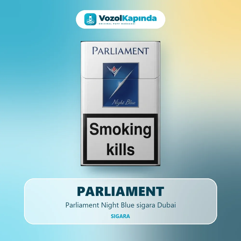 Parliament Night Blue sigara Dubai sipariş avantajları: kapıda ödeme ve gizli paket