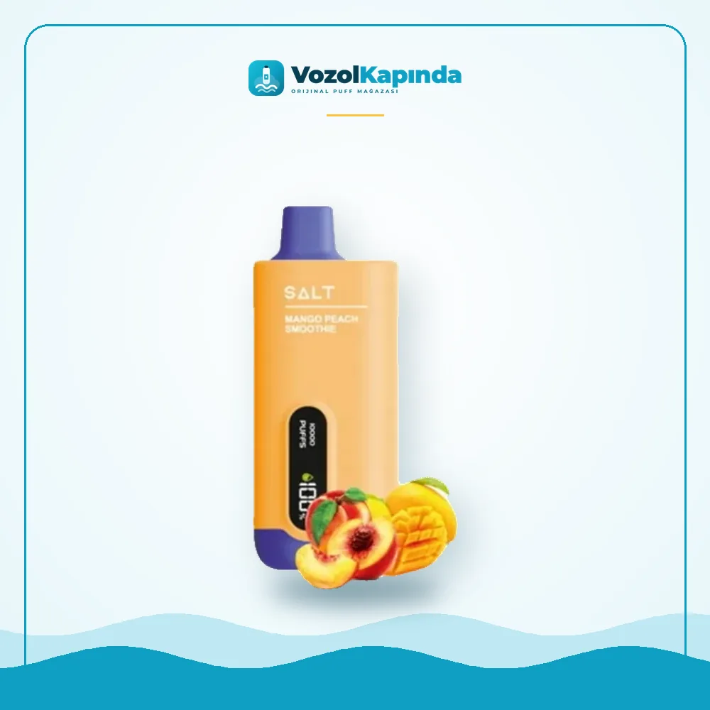 Saltica 10000 Mango Peach Smoothie Puff Dijital ekranlı Satın Al Saltica 10000 Mango Peach Smoothie Puff Dijital ekranlı, Vozol Kapında orijinal puff bar