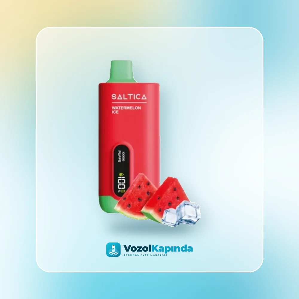 Saltica 10000 Watermelon Ice Puff Dijital ekranlı Satın Al Saltica 10000 Watermelon Ice Puff Dijital ekranlı, Vozol Kapında orijinal puff bar