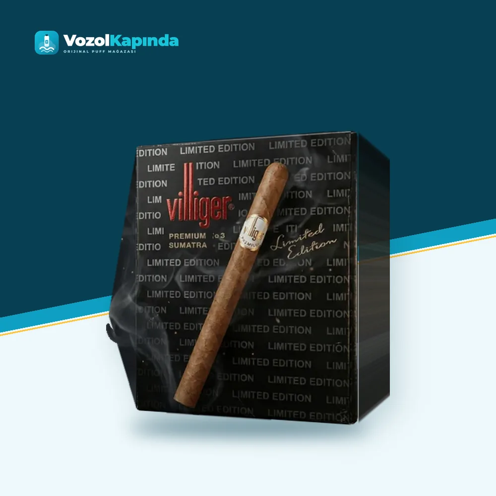Villiger Premium Sumatra No.3 Limited Edition 20’s Ürün Görseli Villiger Premium Sumatra No.3 Limited Edition 20’s ön yüz görseli, orijinal ambalaj