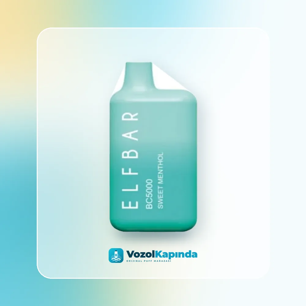 Elf Bar BC5000 Sweet Menthol Puff Fiyatı Elf Bar BC5000 Sweet Menthol Puff satın al, Vozol Kapında