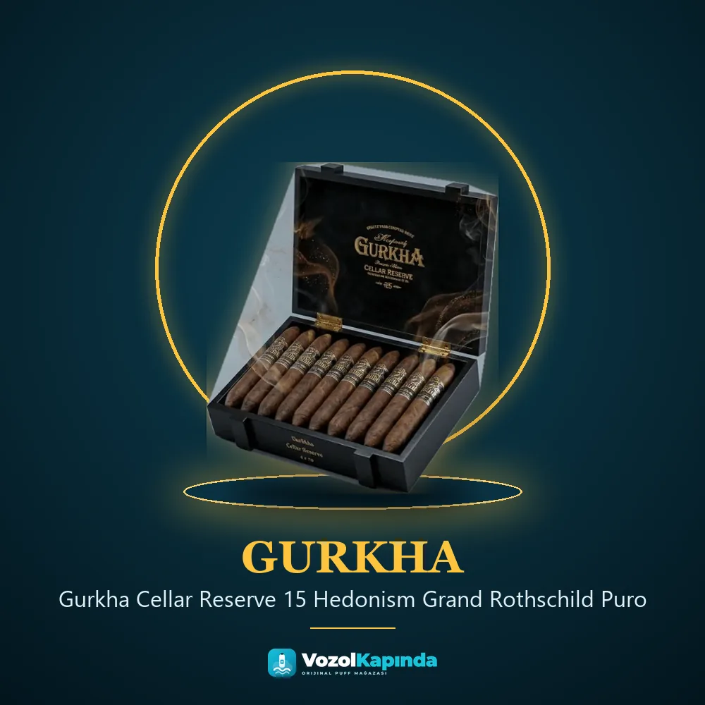 Gurkha Cellar Reserve 15 Hedonism Grand Rothschild Puro özellikleri: orijinal ürün, kapıda ödeme, gizli paket