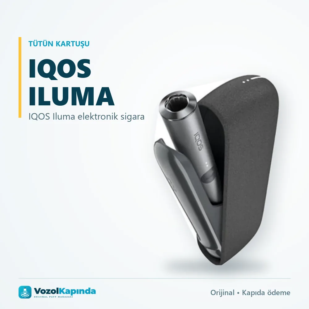 IQOS Iluma elektronik sigara Bilgi Kartı IQOS Iluma elektronik sigara bilgi kartı, orijinal tütün kartuşu