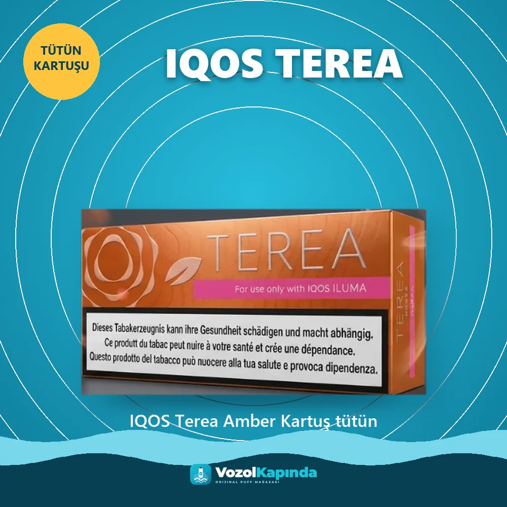 IQOS Terea Amber Kartuş tütün Sipariş Bilgileri IQOS Terea Amber Kartuş tütün özellikleri: orijinal ürün, kapıda ödeme, gizli paket