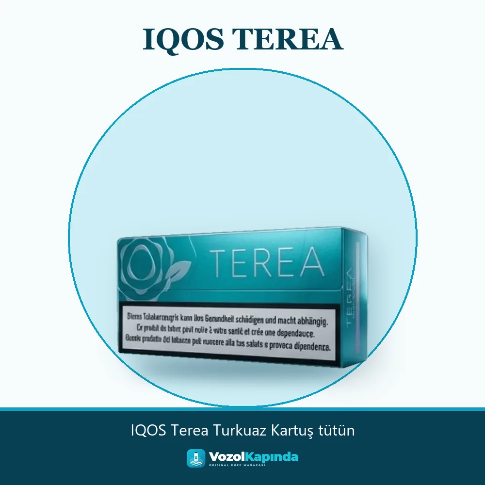 IQOS Terea Turkuaz Kartuş tütün özellikleri: orijinal ürün, kapıda ödeme, gizli paket