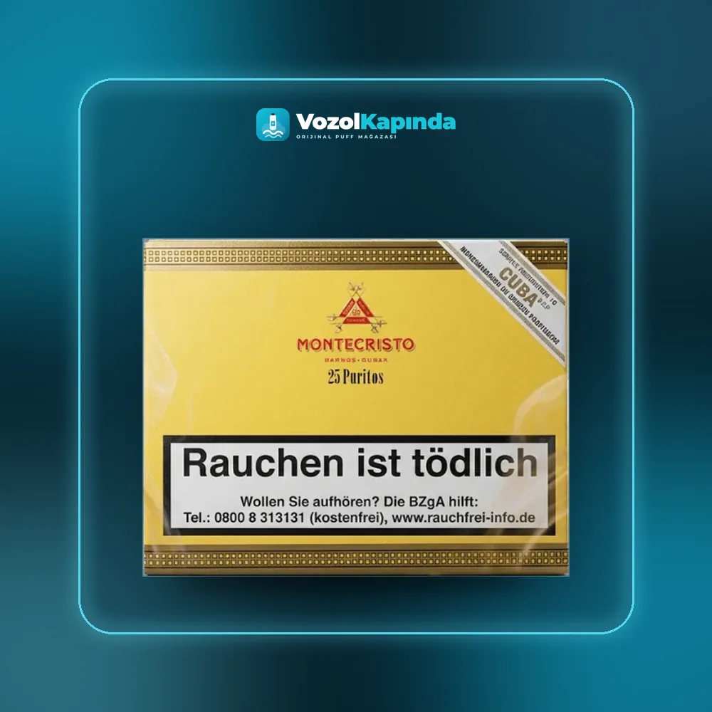 Montecristo Puritos Puro 25’s fiyatı ve siparişi, Vozol Kapında