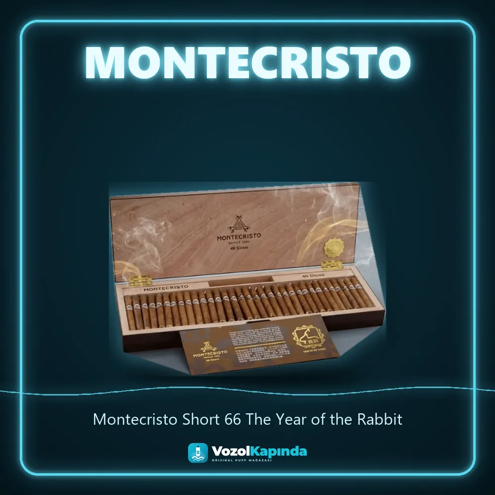 Montecristo Short 66 The Year of the Rabbit bilgi kartı, orijinal sigarillo