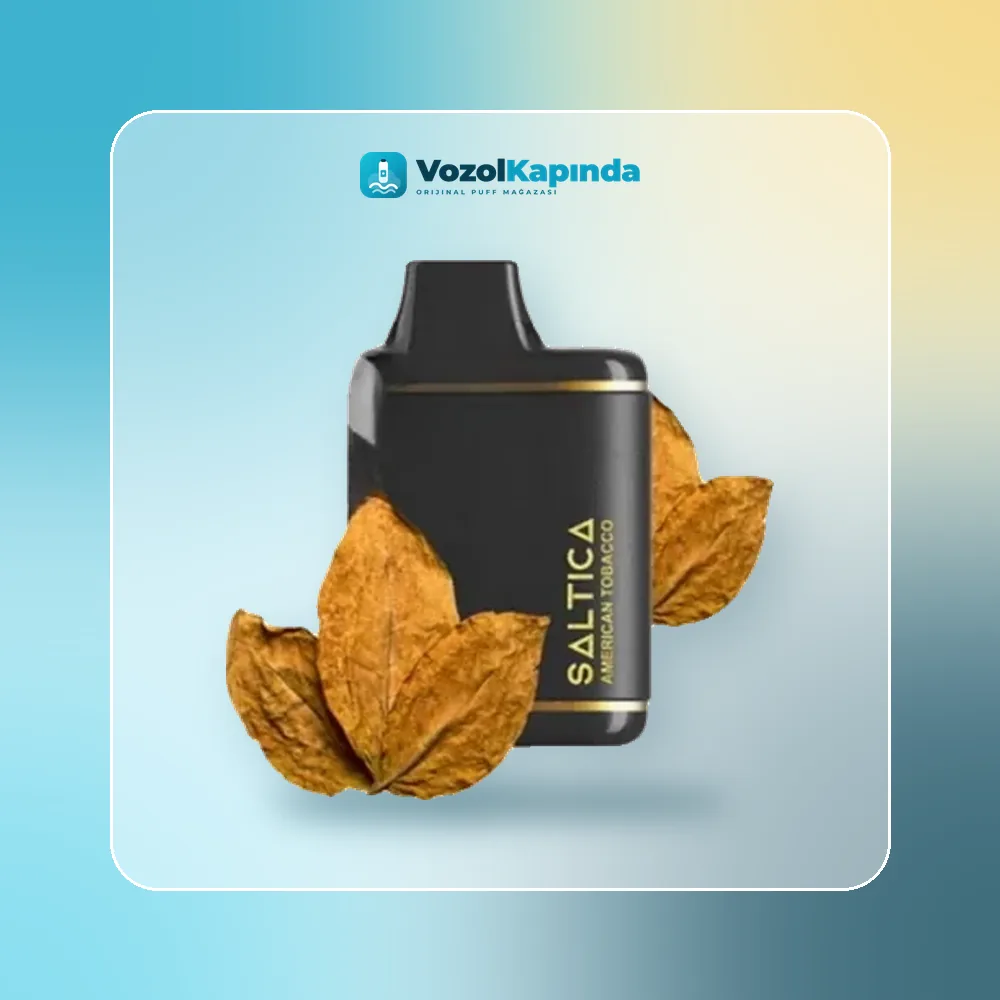Saltica 7000 American Tobacco Puff Leather Series Paket Görünümü Saltica 7000 American Tobacco Puff Leather Series ürün görseli, orijinal puff bar