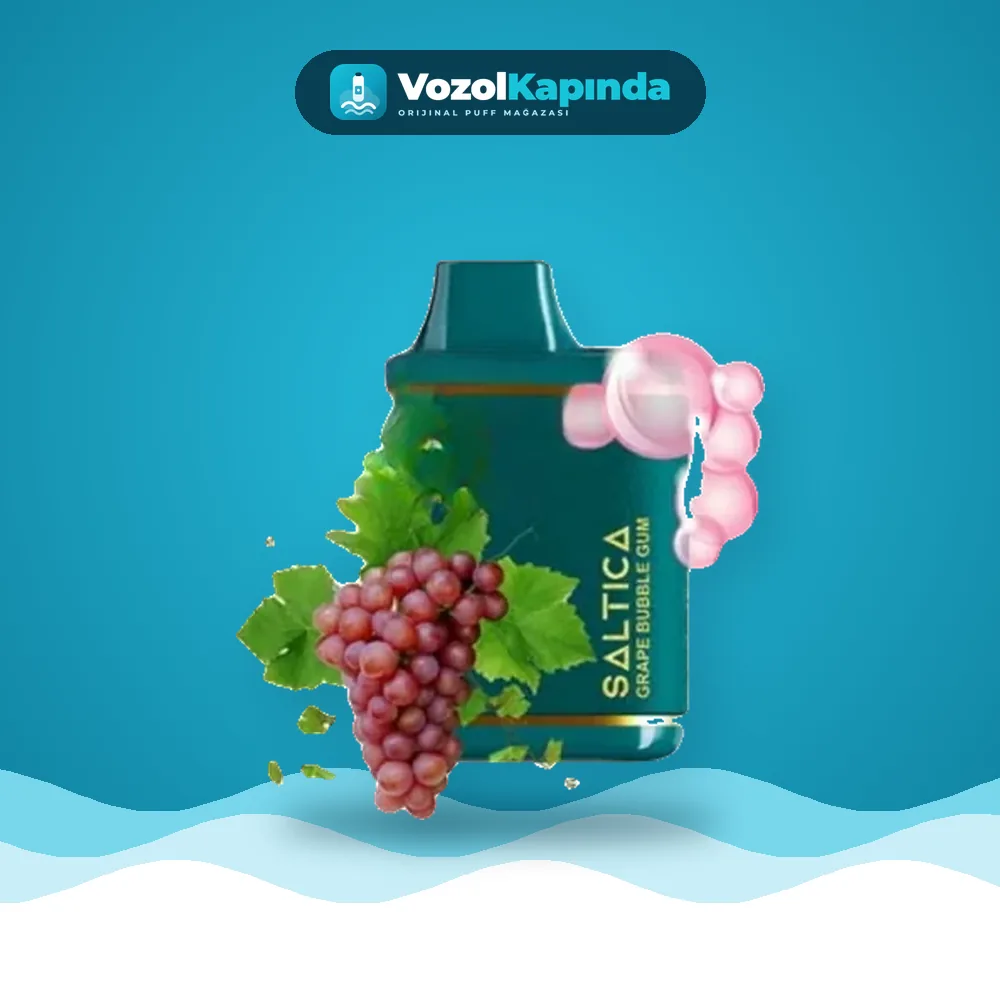 Saltica 7000 Grape Bubble Gum Puff Leather Series satın al, Vozol Kapında