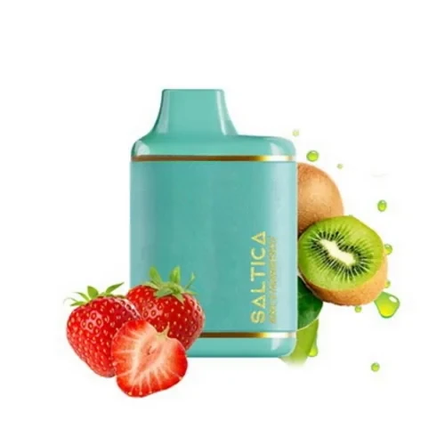 Saltica 7000 Kiwi Strawberry Puff – Leather Series