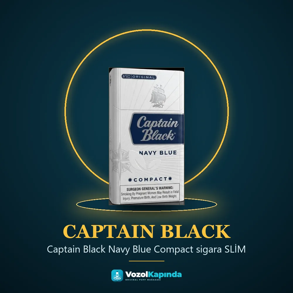 Captain Black Navy Blue Compact sigara SLİM sipariş avantajları: kapıda ödeme ve gizli paket