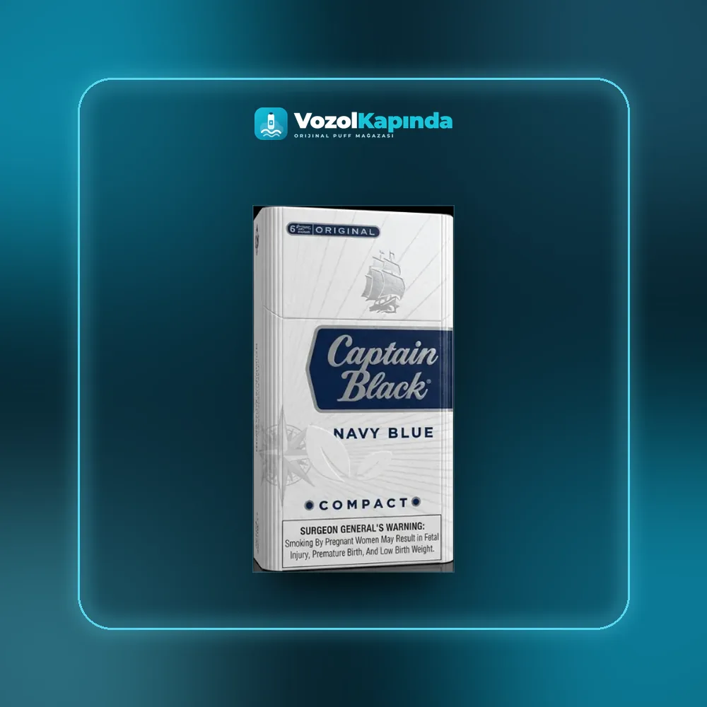 Captain Black Navy Blue Compact sigara SLİM fiyatı ve siparişi, Vozol Kapında