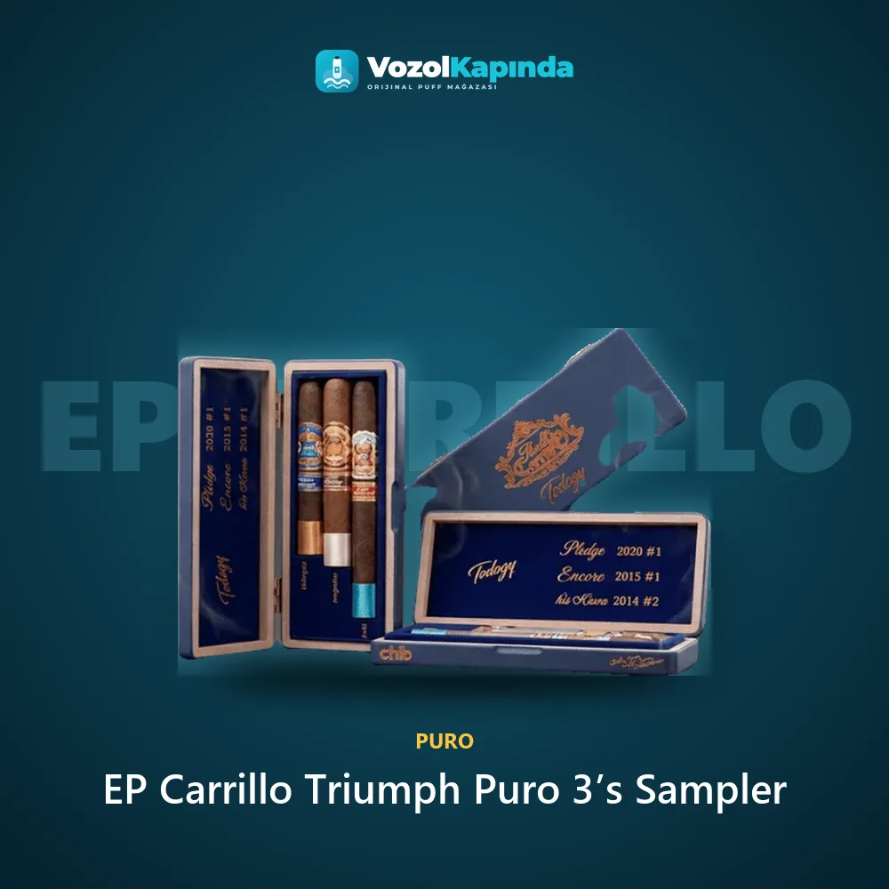 EP Carrillo Triumph Puro 3’s Sampler Bilgi Kartı EP Carrillo Triumph Puro 3’s Sampler özellikleri: orijinal ürün, kapıda ödeme, gizli paket