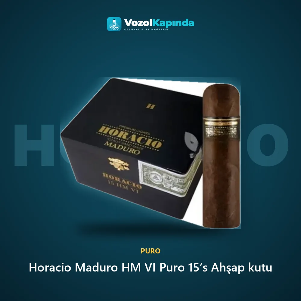 Horacio Maduro HM VI Puro 15’s Ahşap kutu Sipariş Bilgileri Horacio Maduro HM VI Puro 15’s Ahşap kutu özellikleri: orijinal ürün, kapıda ödeme, gizli paket