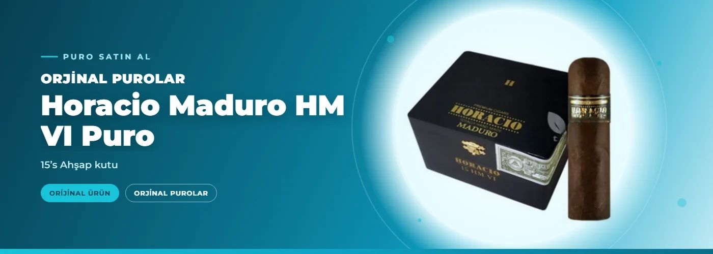 Horacio Maduro HM VI Puro Satın Al – 15’s Ahşap kutu