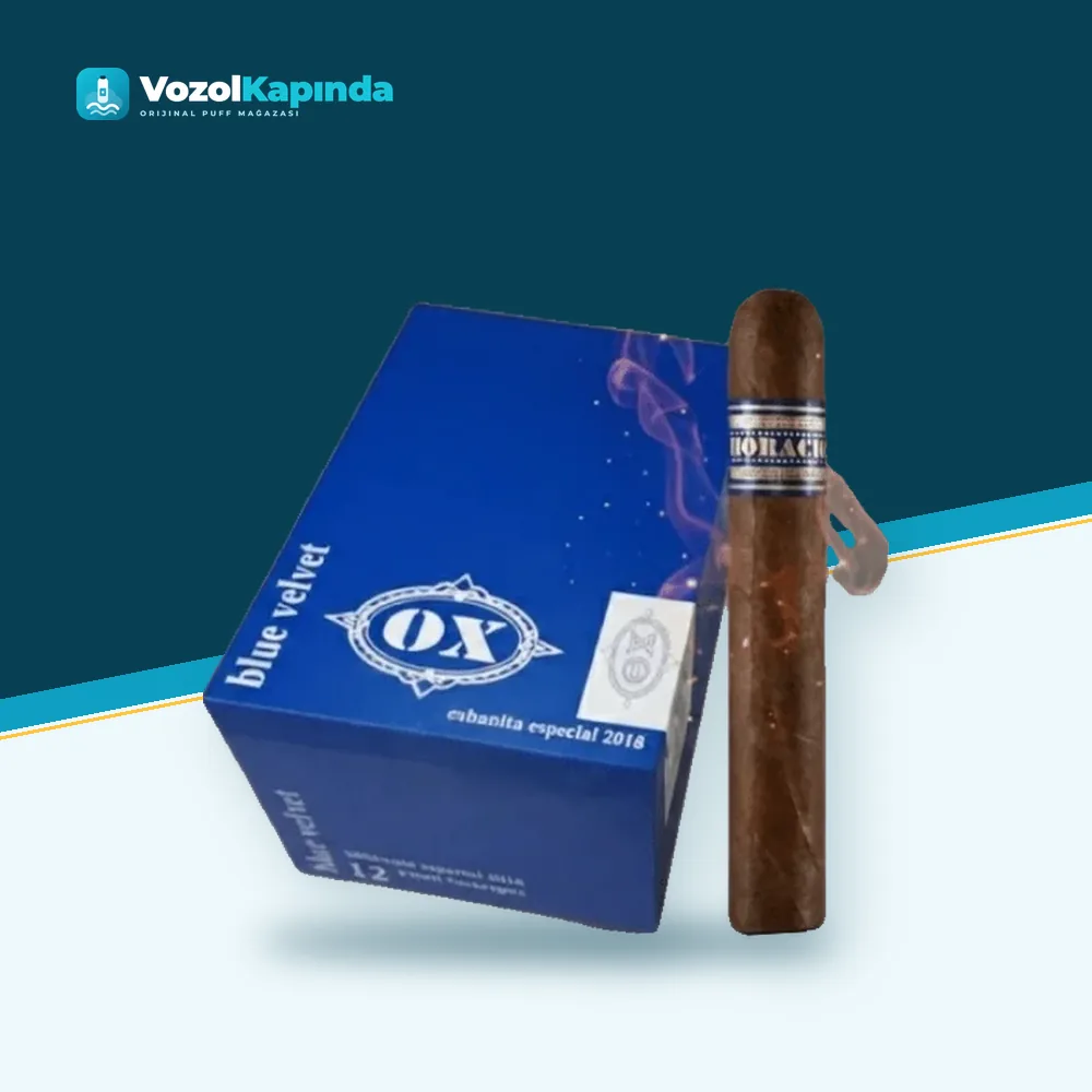 Horacio OX Blue Velvet Puro 15’s Ürün Görseli Horacio OX Blue Velvet Puro 15’s ön yüz görseli, orijinal ambalaj