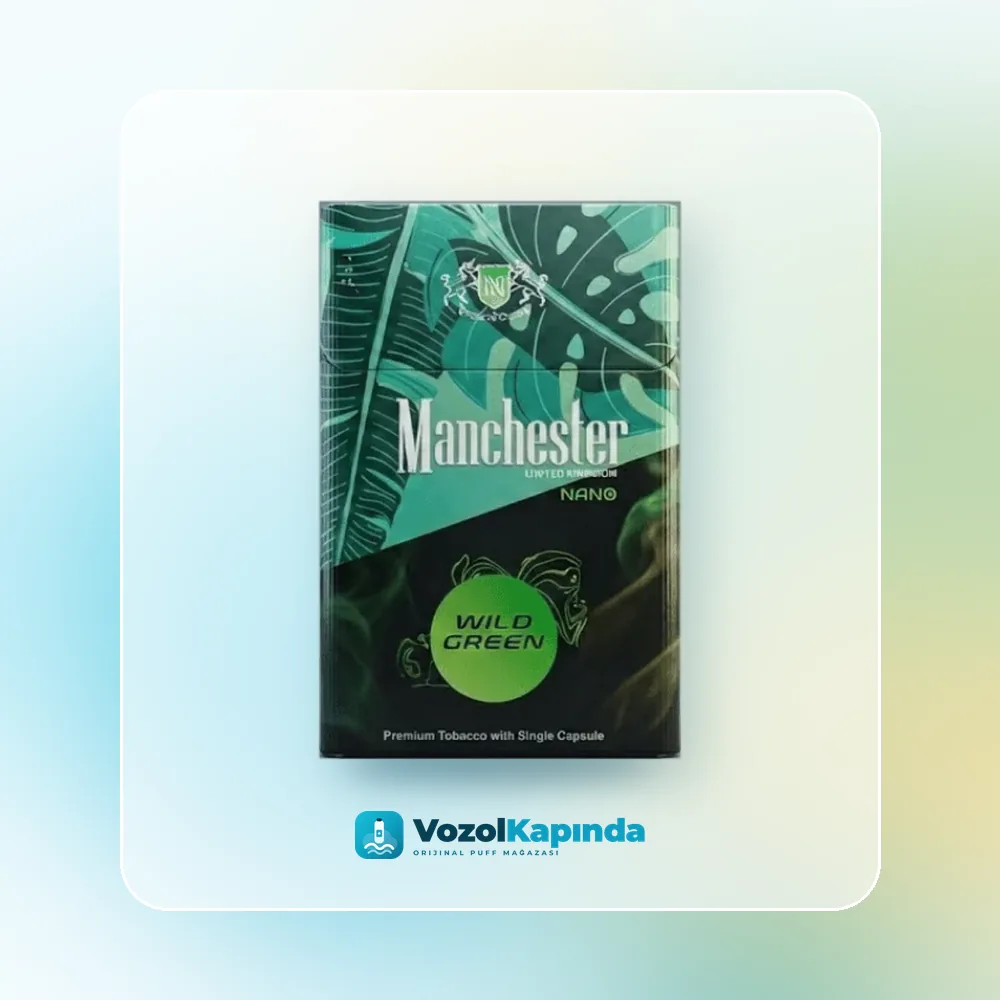 Manchester Wild Green Nano Superslim Mentol aromalı Fiyatı Manchester Wild Green Nano Superslim Mentol aromalı satın al, Vozol Kapında